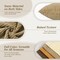 Corduroy Throw Pillow Covers 18x18, Set of 4 Multi-Color Matching Square Soft Throw Pillow Cases Modern Stripes Couch Pillows for Living Room Home Bedroom Sofa Car Office Decor, 45x45cm/Brown